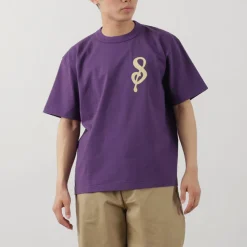 A.G.SPALDING＆BROS / 14/Jersey Felt Letter Short Sleeve T-Shirt S Logo