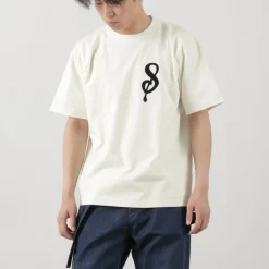 A.G.SPALDING＆BROS / 14/Jersey Felt Letter Short Sleeve T-Shirt S Logo