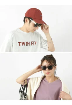 A.KJAERBEDE / NANCY wide frame sunglasses