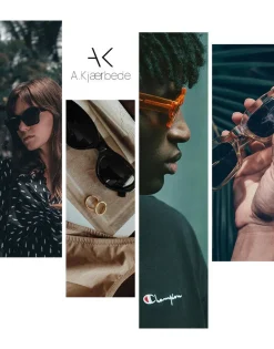 A.KJAERBEDE / NANCY wide frame sunglasses