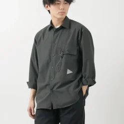 AND WANDER / Dry BreathableLong Sleeve Shirt