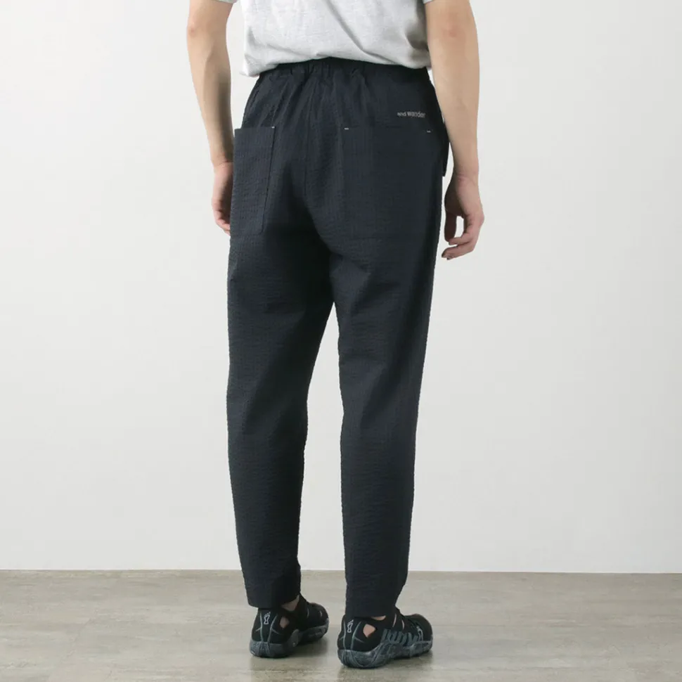 AND WANDER / Dry Soft Seersucker Pants