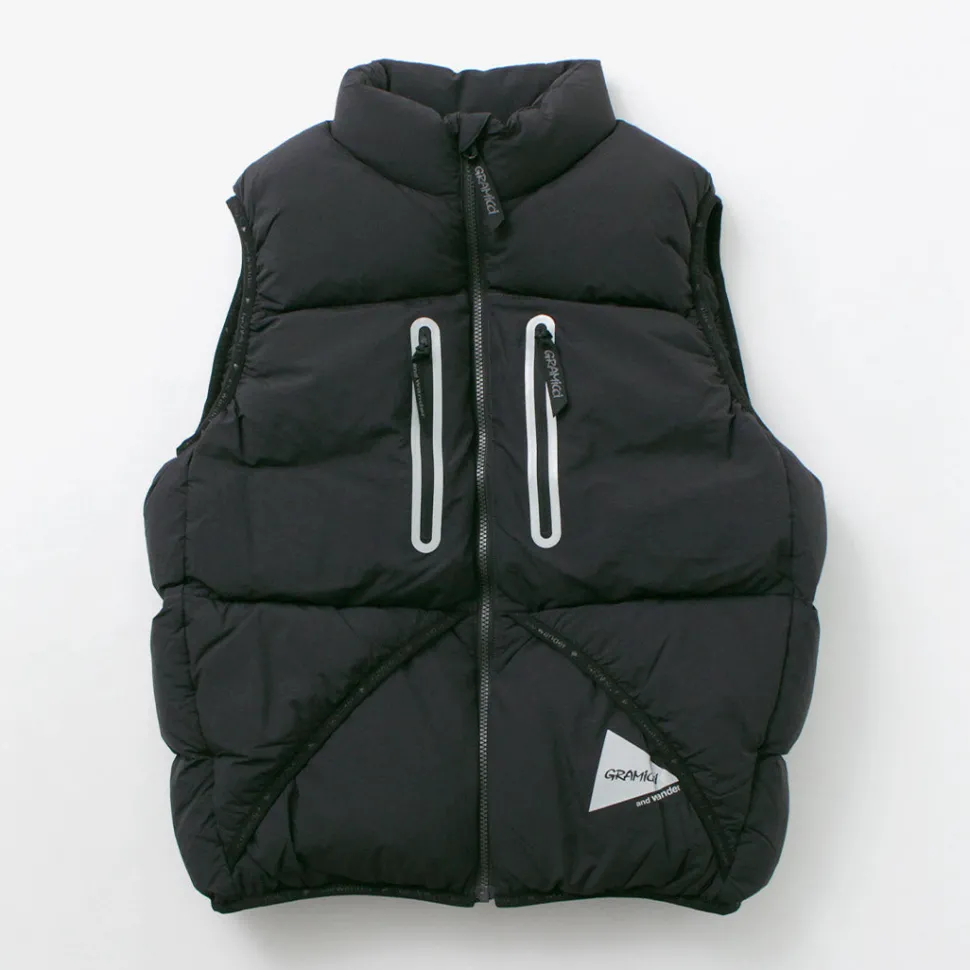 AND WANDER / Gramicci Down Vest