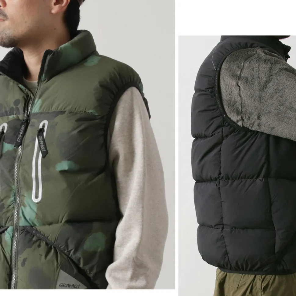AND WANDER / Gramicci Down Vest