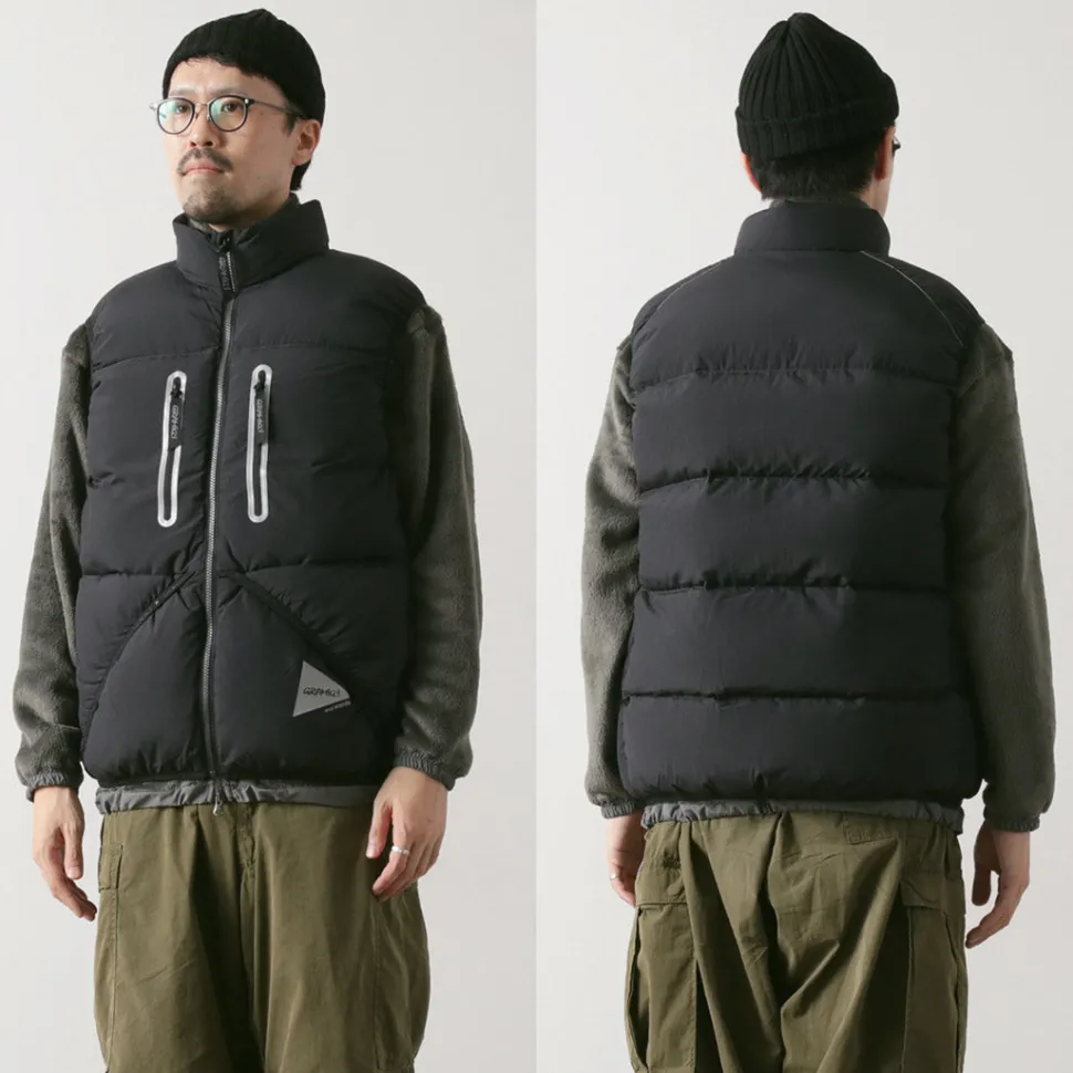 AND WANDER / Gramicci Down Vest