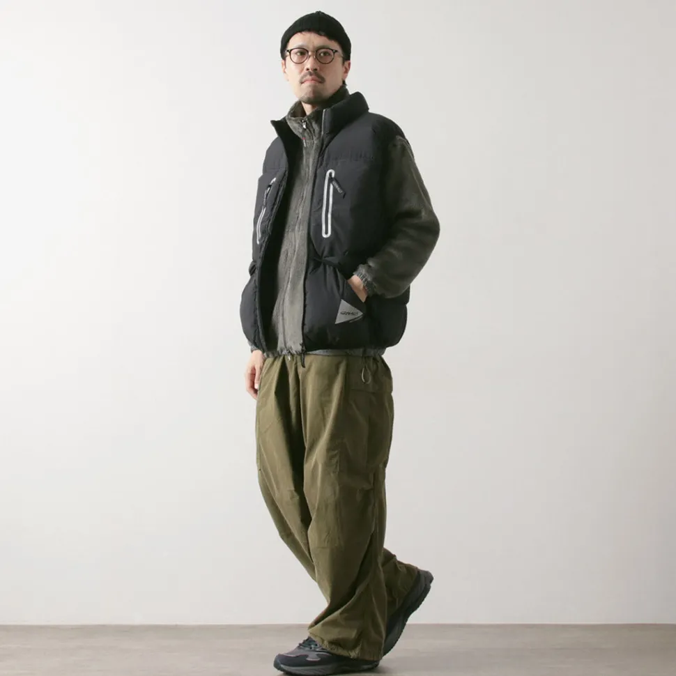 AND WANDER / Gramicci Down Vest