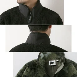 AND WANDER / Gramicci Jacquard Tape Fleece Jacket