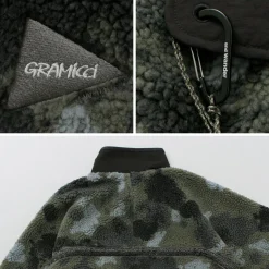 AND WANDER / Gramicci Jacquard Tape Fleece Jacket