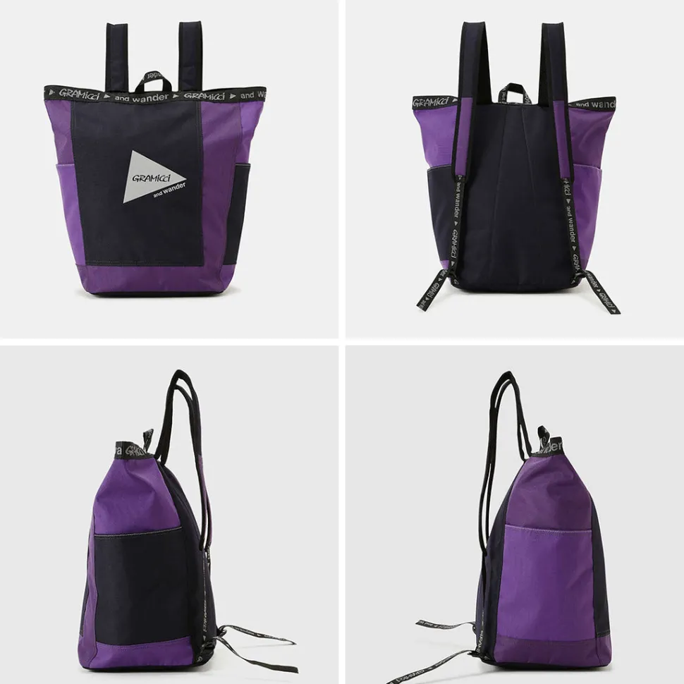 AND WANDER / Gramicci Multi Patchwork 2Way Pack