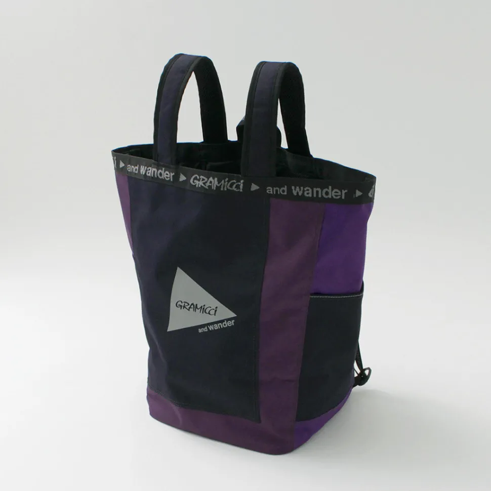 AND WANDER / Gramicci Multi Patchwork 2Way Pack