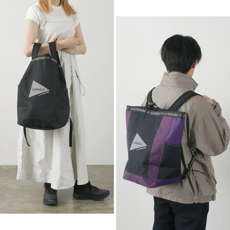 AND WANDER / Gramicci Multi Patchwork 2Way Pack