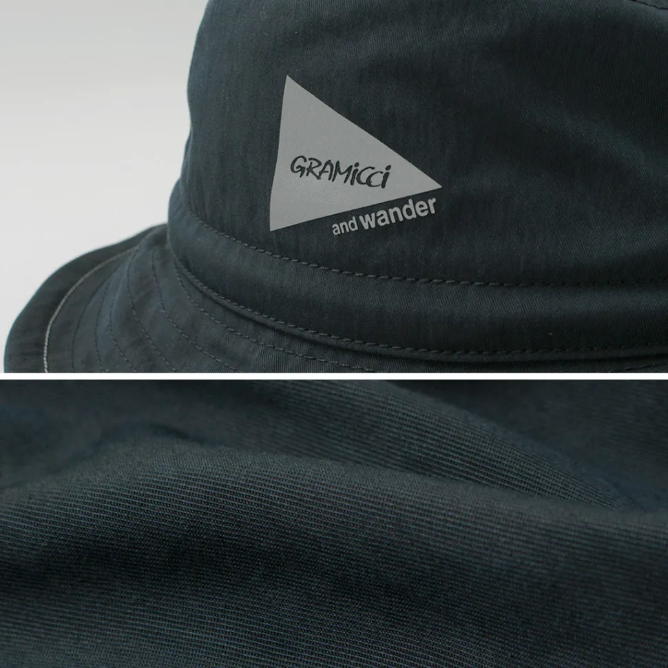 AND WANDER / Gramicci Nylon Cotton Hat