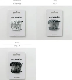 AND WANDER / Mini carabiner set