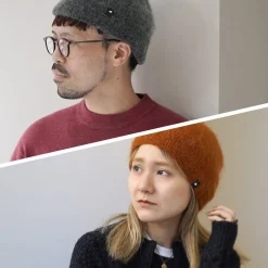 AND WANDER / Mohair Wool Knit Cap