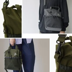 AND WANDER / PE/CO 2-way bag