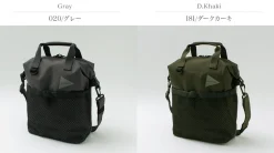 AND WANDER / PE/CO 2-way bag