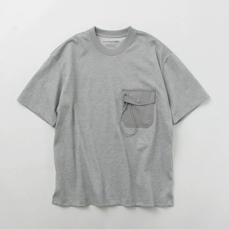 AND WANDER / Pocket T-Shirt