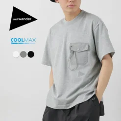 AND WANDER / Pocket T-Shirt