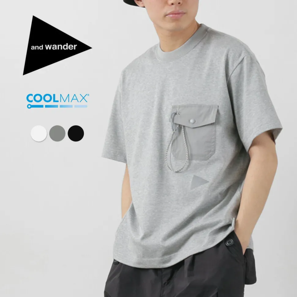 AND WANDER / Pocket T-Shirt
