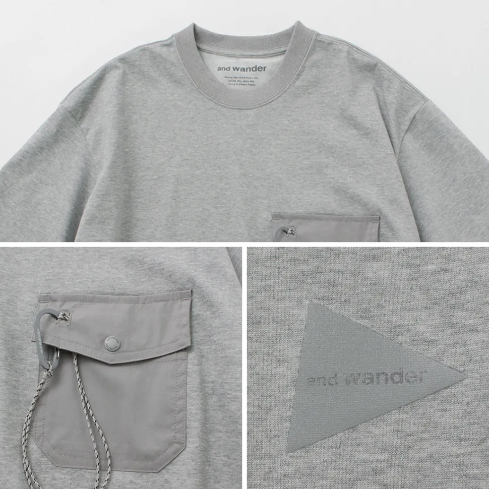AND WANDER / Pocket T-Shirt