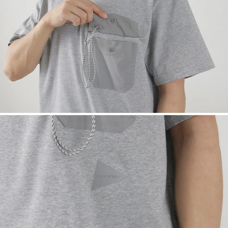 AND WANDER / Pocket T-Shirt