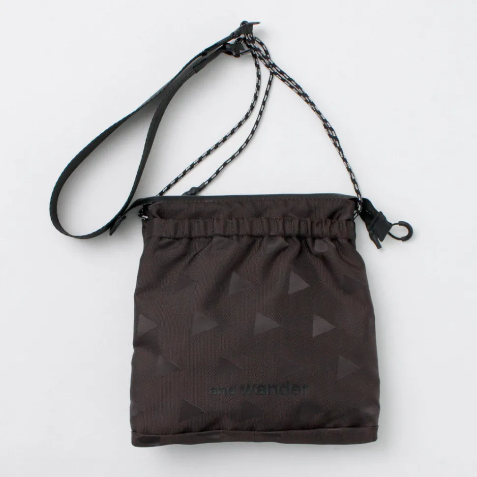 AND WANDER / Triangle Jacquard Sakosh