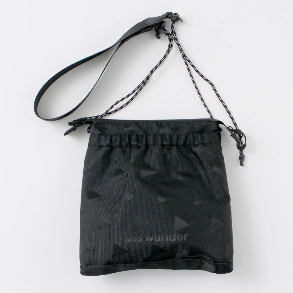 AND WANDER / Triangle Jacquard Sakosh