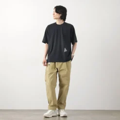 AND WANDER / UV-cut dry short sleeve t-shirt