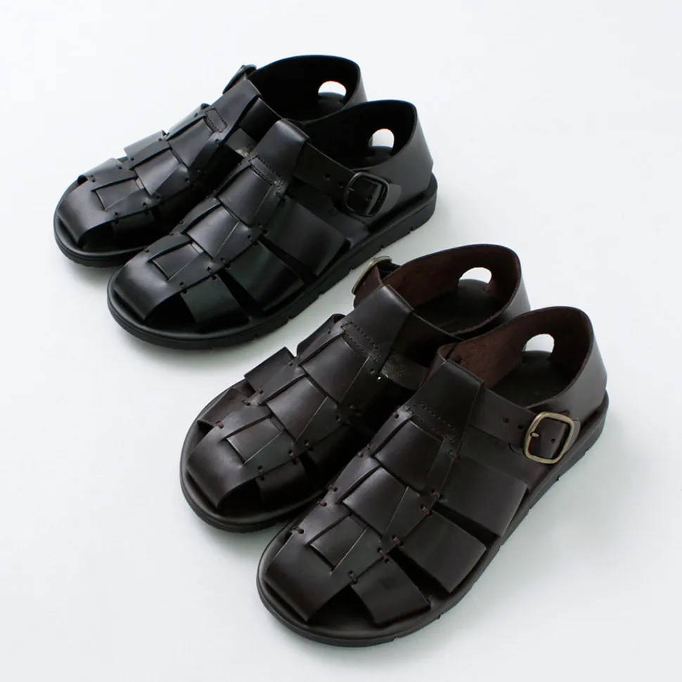 ANTICHI ROMANI / Leather Gurkha sandals