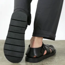 ANTICHI ROMANI / Leather Gurkha sandals