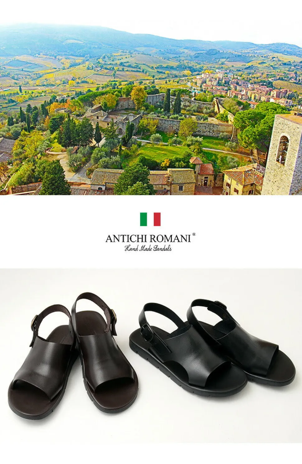 ANTICHI ROMANI / Leather Sandals