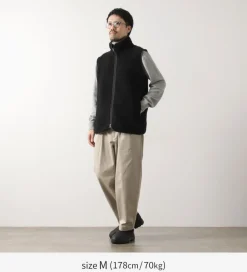 AXESQUIN / Wool Boa Vest