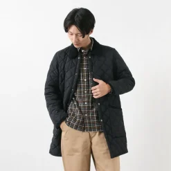 BARBOUR / Ritzdale long nylon quilted jacket