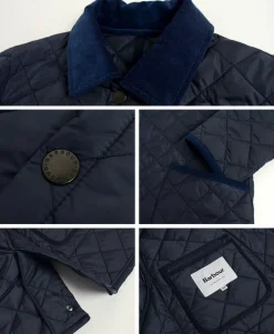 BARBOUR / Ritzdale long nylon quilted jacket