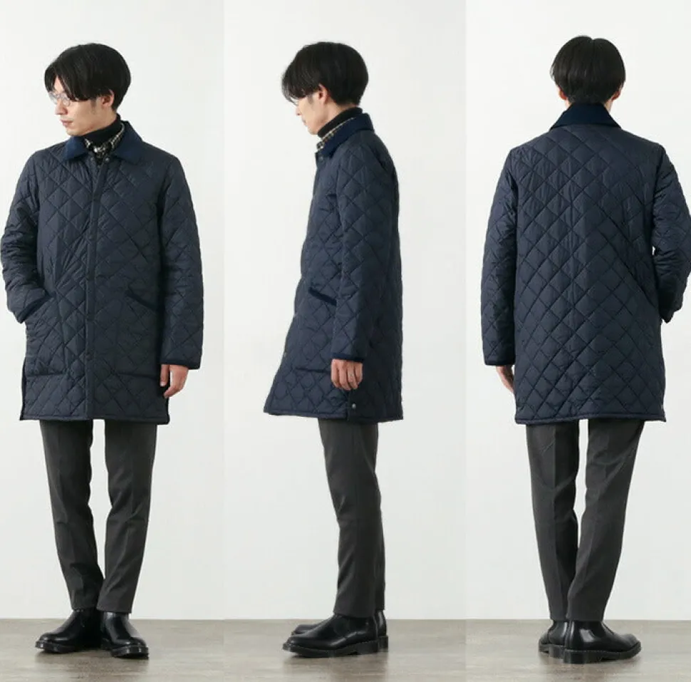 BARBOUR / Ritzdale long nylon quilted jacket