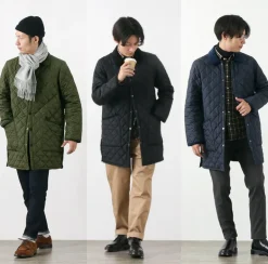 BARBOUR / Ritzdale long nylon quilted jacket