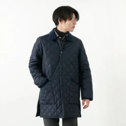 BARBOUR / Ritzdale long nylon quilted jacket