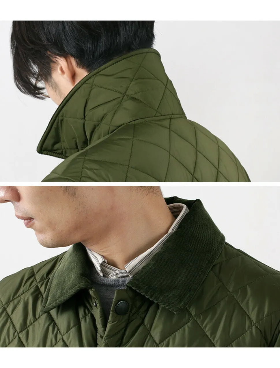 BARBOUR / Ritzdale long nylon quilted jacket