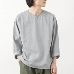 BARNS / Big Cozun knitiing Concho Long Sleeve T-Shirt