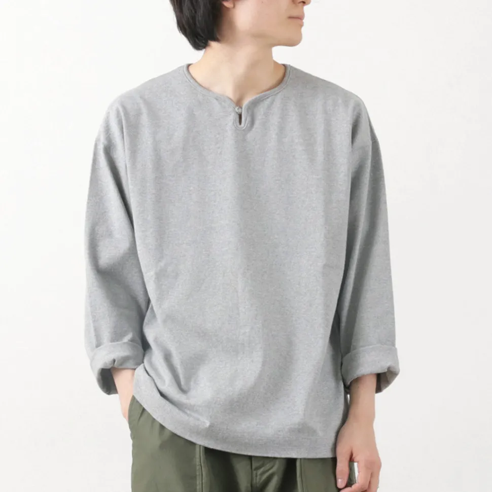 BARNS / Big Cozun knitiing Concho Long Sleeve T-Shirt