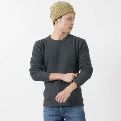 BARNS / BR-3050 Big Waffle Long Sleeve Thermal / T-shirt