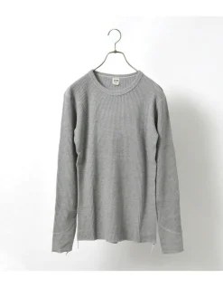 BARNS / BR-3050 Big Waffle Long Sleeve Thermal / T-shirt