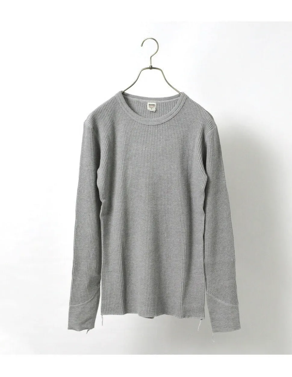 BARNS / BR-3050 Big Waffle Long Sleeve Thermal / T-shirt