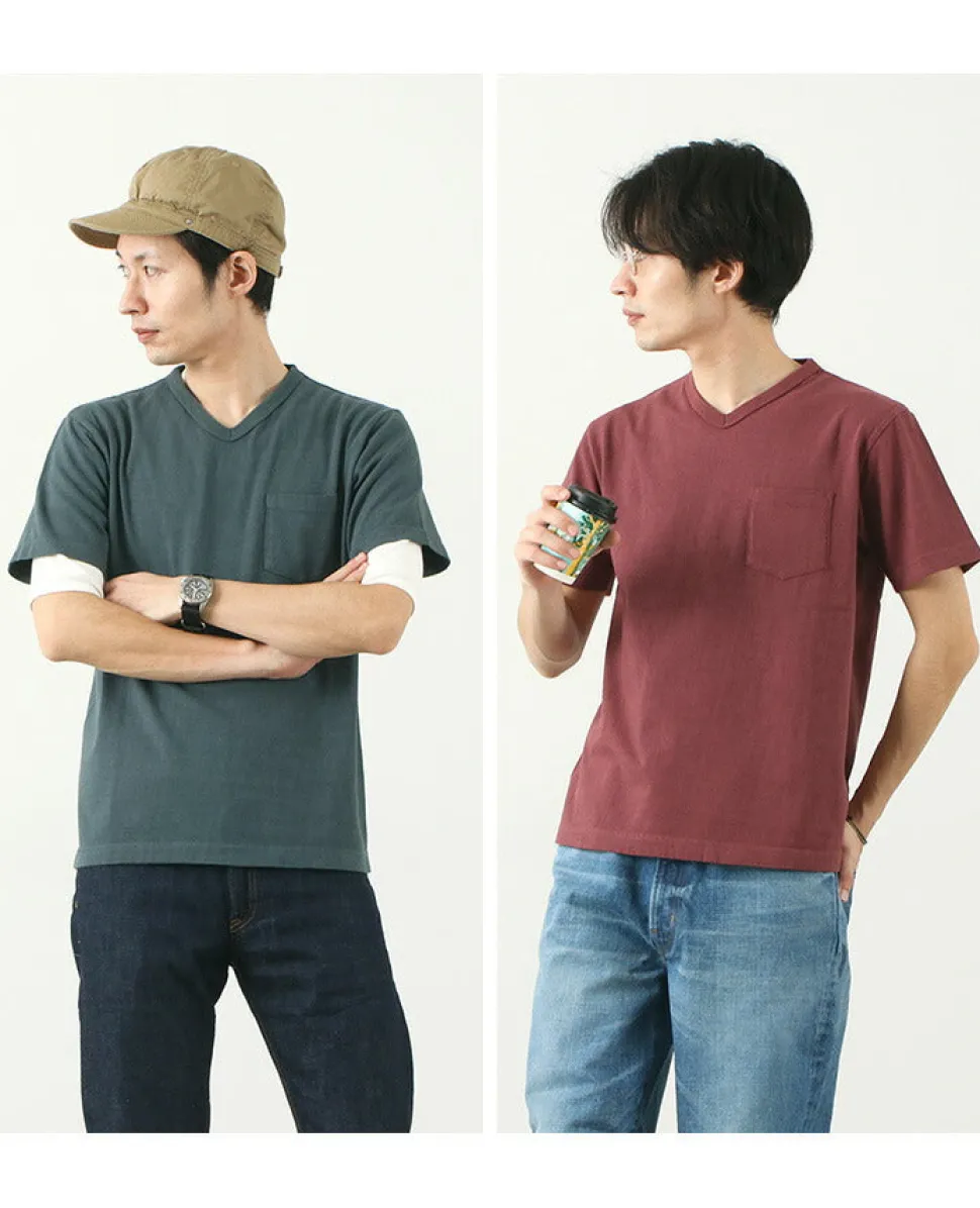 BARNS / BR-1101 Hanging jersey S/S V-neck