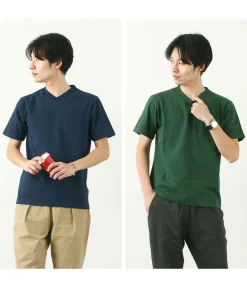 BARNS / BR-1101 Hanging jersey S/S V-neck