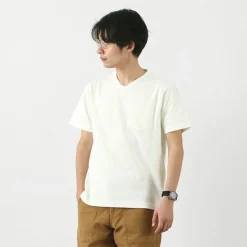 BARNS / BR-1101 Hanging jersey S/S V-neck