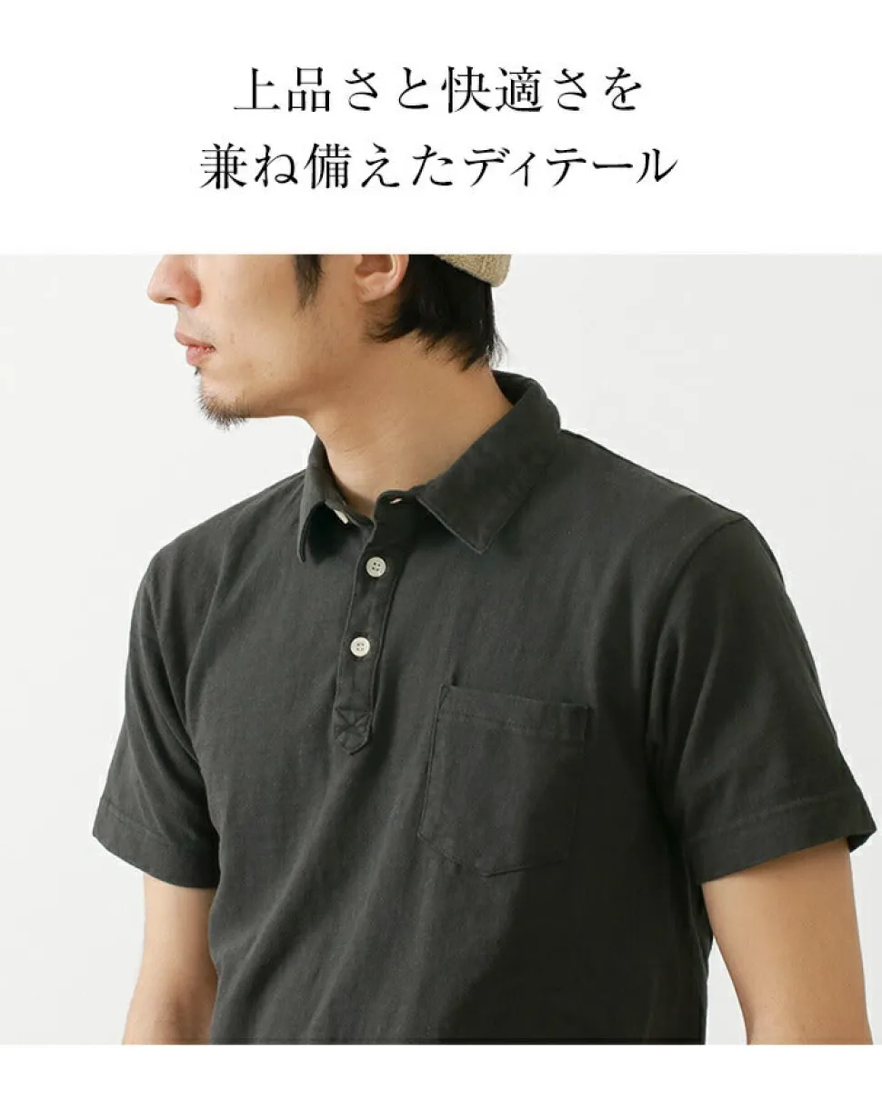BARNS / BR-1006 Hanging Jersey Short Sleeve Polo Shirt