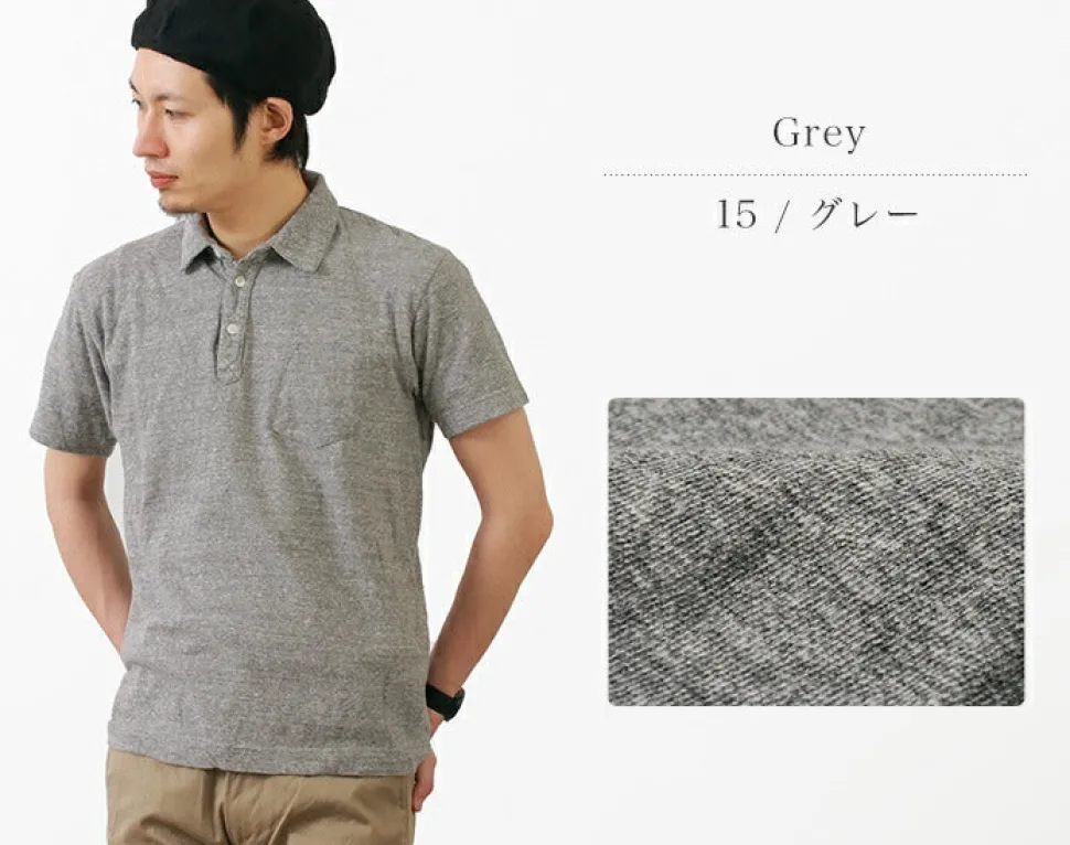 BARNS / BR-1006 Hanging Jersey Short Sleeve Polo Shirt