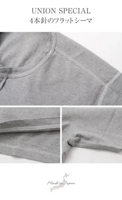 BARNS / BR-8146 Knitsted Henley Neck Short Sleeve Crew Neck T-Shirt