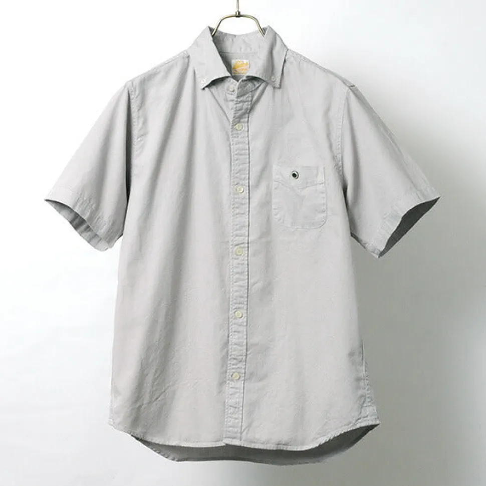BARNS / BR-5266 Ox S/S button-down shirt
